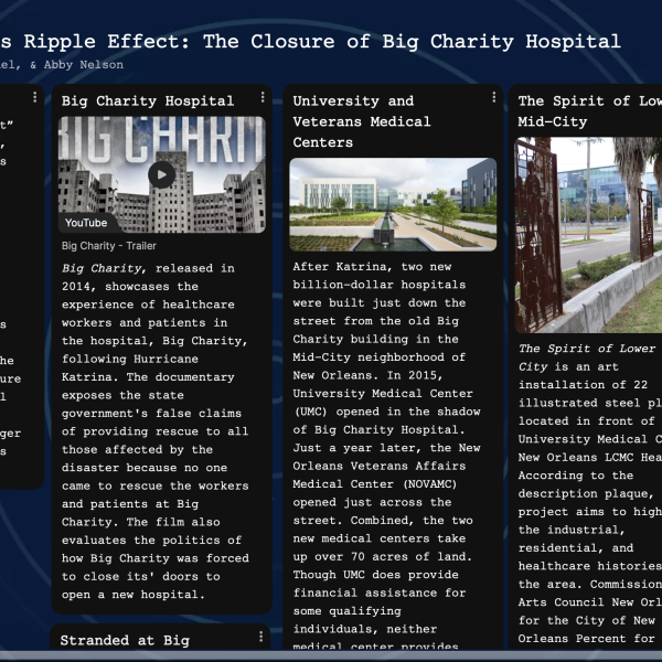 Hurricane Katrina’s Ripple Effect: The Closure of Big Charity Hospital